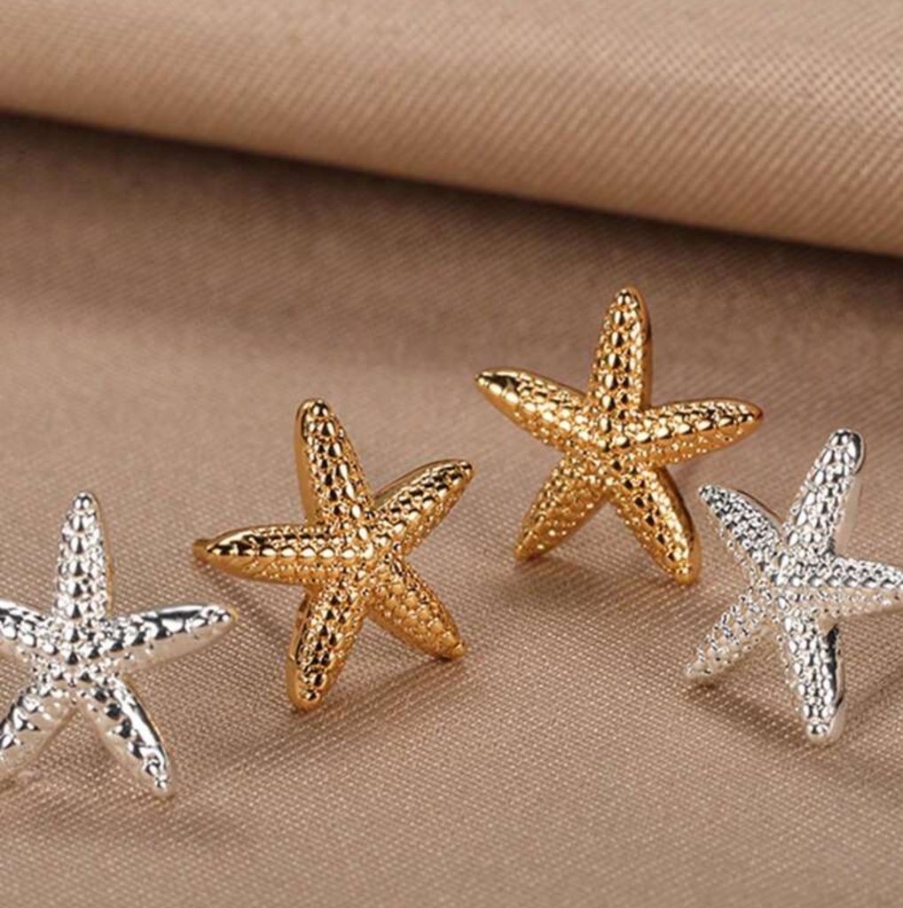 Pinzas estrella de mar para el cabello
